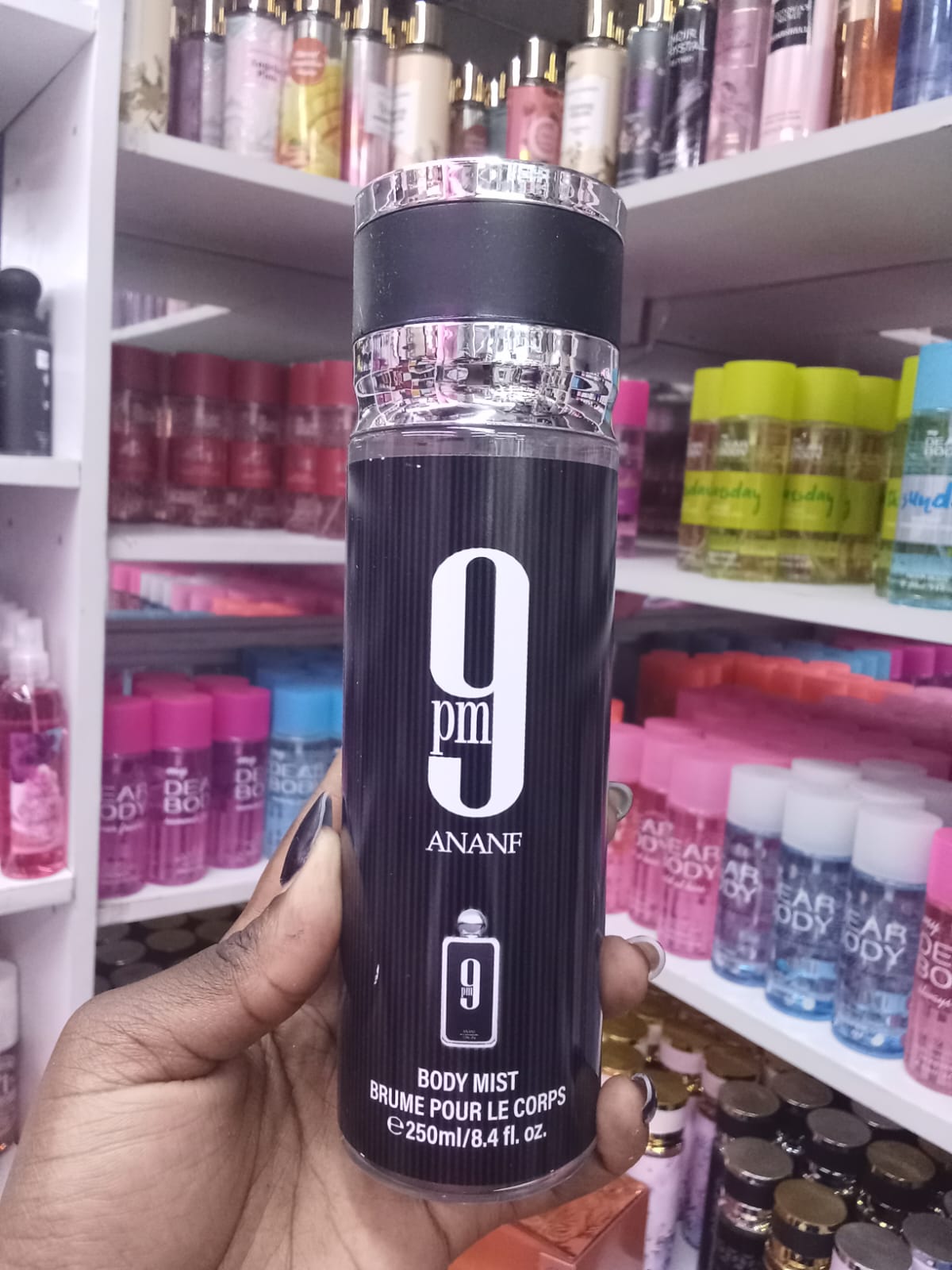 9pm Afnan body mist